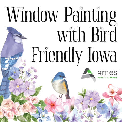 Window Painting with Bird Friendly Iowa